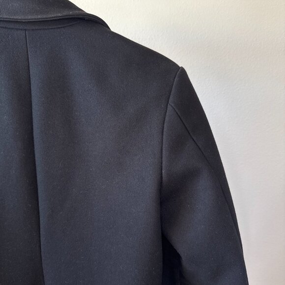 Everlane The Italian ReWool Trench Coat Black Size Small (Petite) - Picture 13 of 16